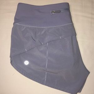Lilac Purple Lululemon Speed Up Short 2.5”
